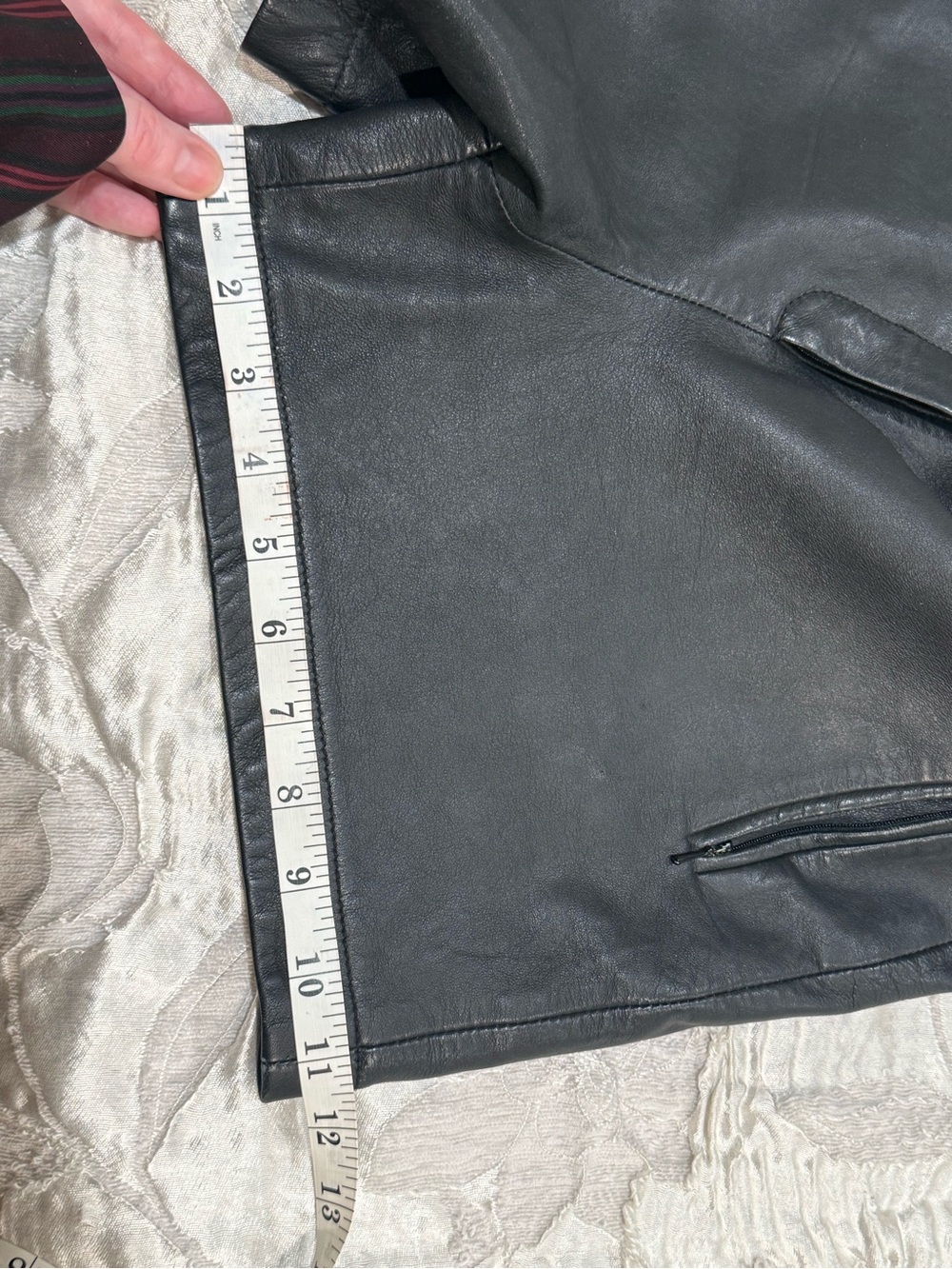 Mango genuine leather shorts size 6 - Picture 12 of 12